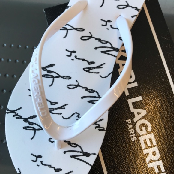 Gorgeous, Karl Lagerfeld Paris flip flops ❤️ - Picture 2 of 5
